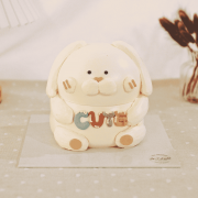 3D - White Bunny
